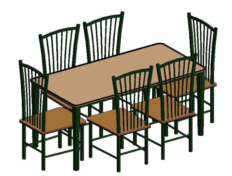 Table with Chairs 11332