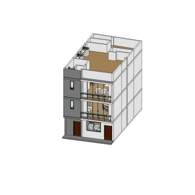 3d model - multi-family dwelling