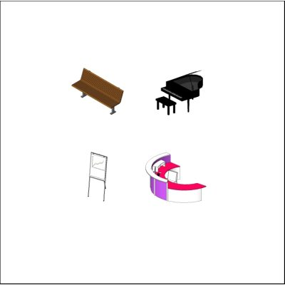 Furniture families made in revit