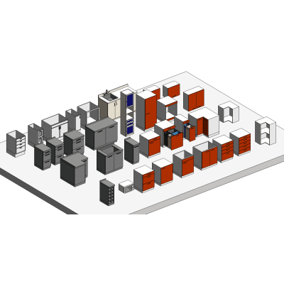 Modular Kitchen Cabinets Family