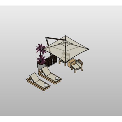 Modern Outdoor Lounge with Pergola 18 Outdoor Lounge Area
