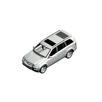 Silver Luxury SUV