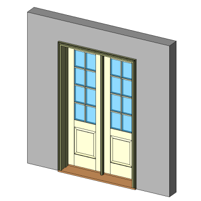 Elegant Inswing Door with Oak Sill