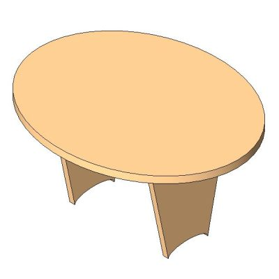 Elegant Elliptical Table Design