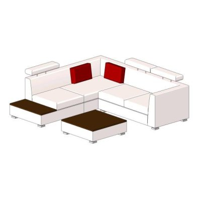 3d corner sofa