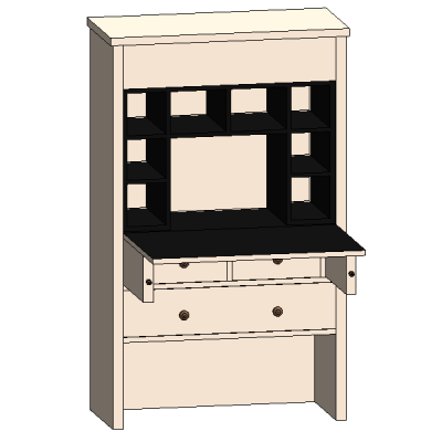 Home Office Desk - Classic 8309