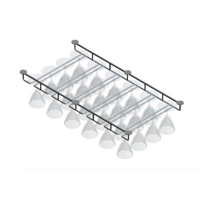 Hanging Glass Rack