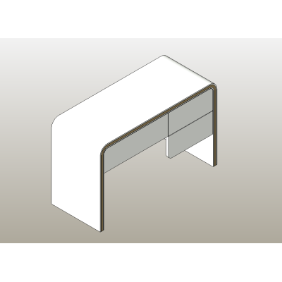 Minimalist Reception Desk