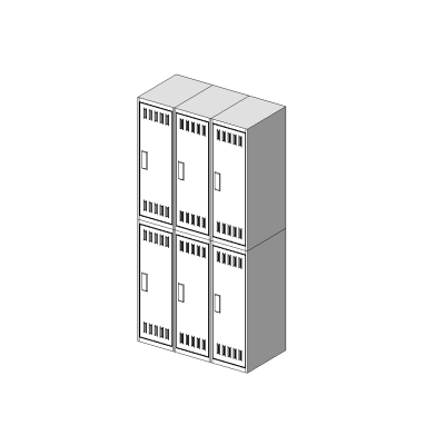 Large Double-Door Locker