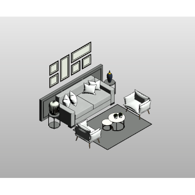 Modern Living Room Setup