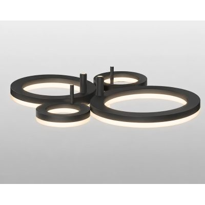 Modern pendant light with ring design