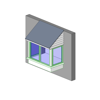 Bay Window with Pitched Roof
