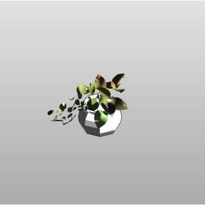 White Potted Plant