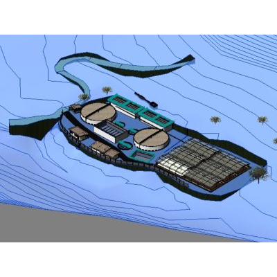 Wastewater treatment plant plan