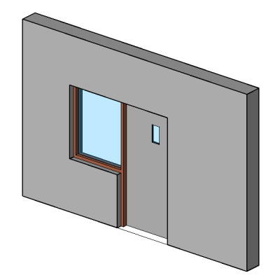 Door with sidelite
