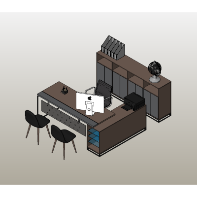 Modern Office Workspace Set