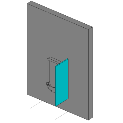 Urinal Screen-3D w Urinal