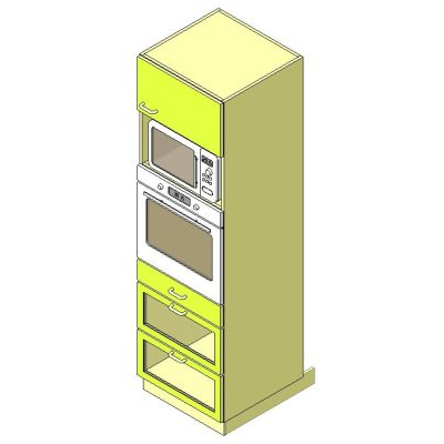 Sleek Vertical Kitchen Oven