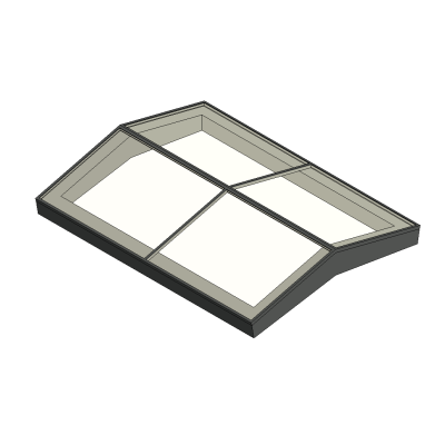 CPI Ridge Skylights with Standing Seam Curb