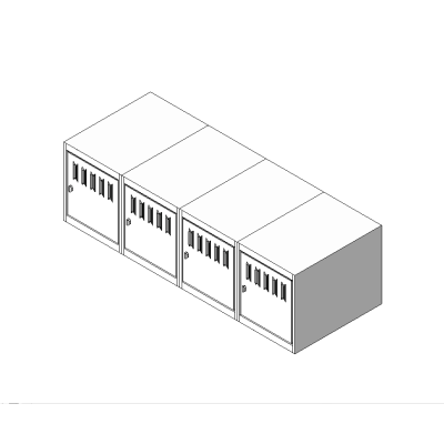 Narrow Single Locker