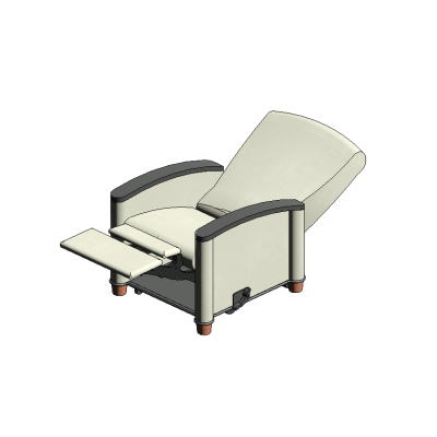 Recliner chair with adjustable footrest
