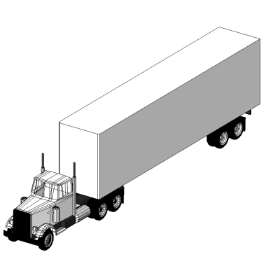 Big Rig Tractor Trailor 809