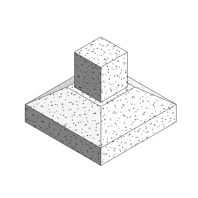 Revit- centered footings; dividing and cornering