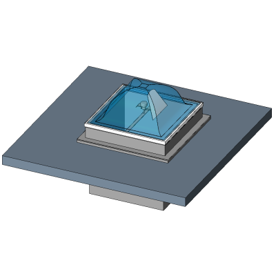 Roof Skylight with Ventilation System