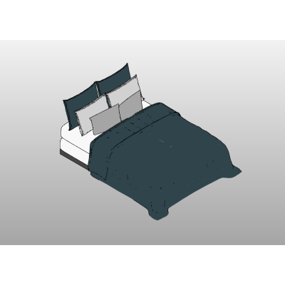 Wooden Framed Bed
