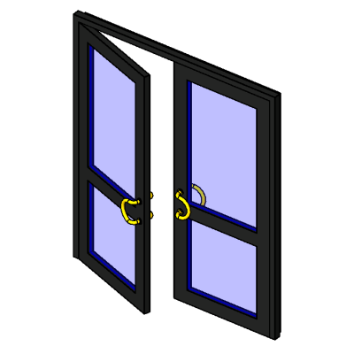 Classic Double Exterior Door