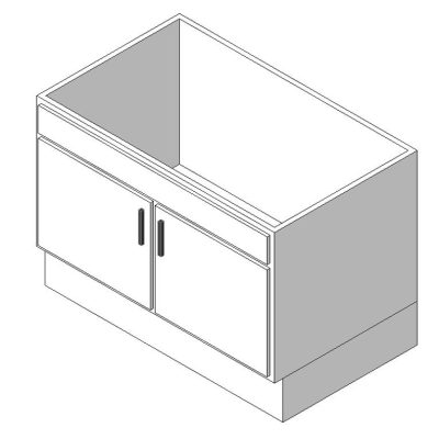 Classic Two-Door Bathroom Cabinet