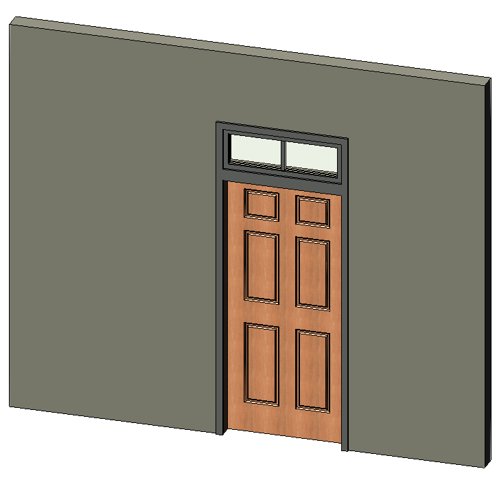 6 panel door w transom 2