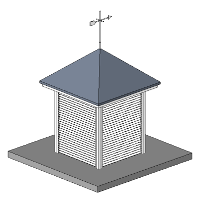 Roof Cupola with Base