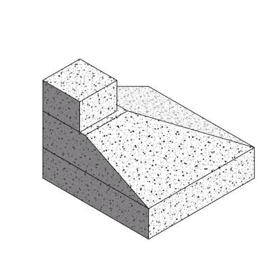 Isolated shoe - 3d corner