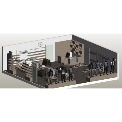 Clothing Store Template – Modular Retail Interior