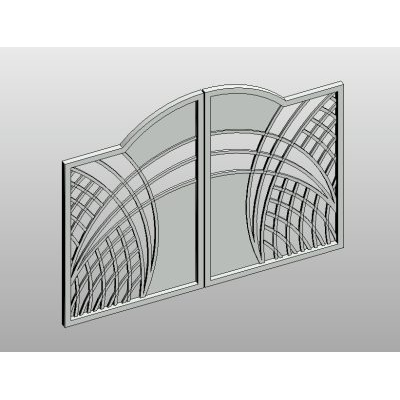 Decorative gate with detailed metalwork