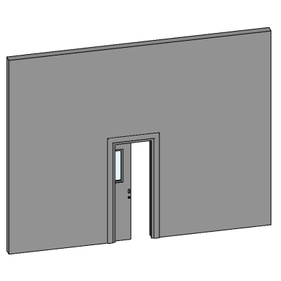 Sliding door - with glass