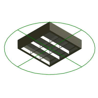 M Ceiling - Parabolic square