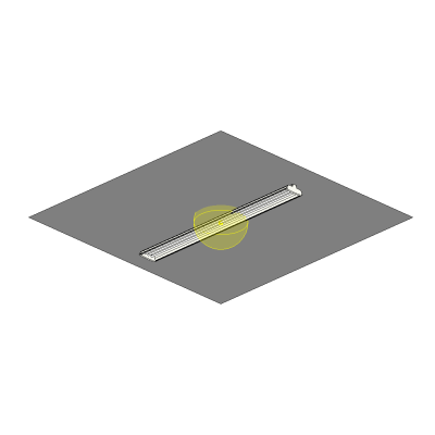3 lamp strip fluorescent