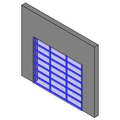 Glass Panel Overhead 2705
