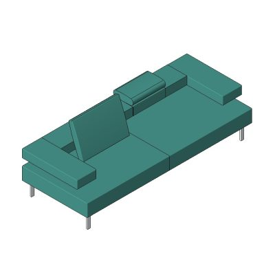Teal Divano Sofa