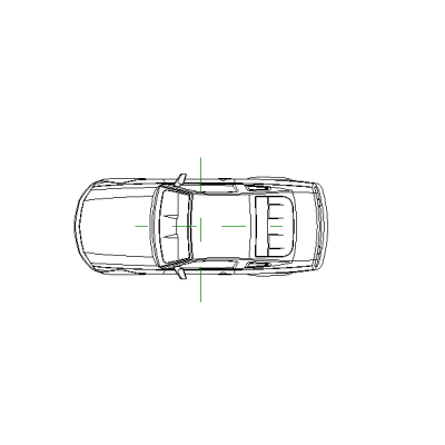 Top View Drawing of a Car