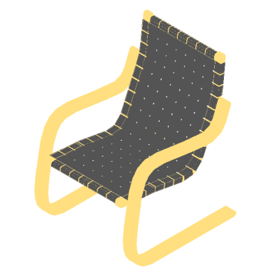 Alvar Aalto Armchair 6108