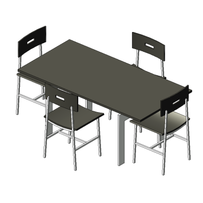 Elegant Dining Set with Chairs