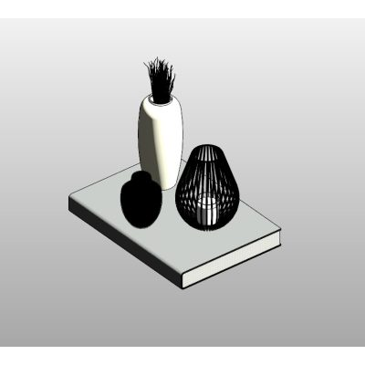Black and White Decor Set