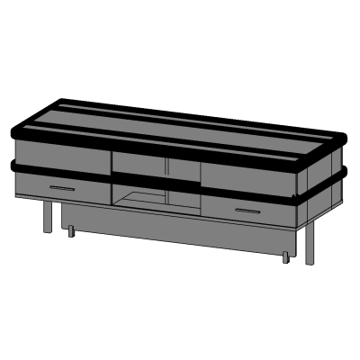 02-Overhead storage for use with double spine modules