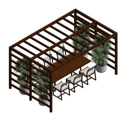 Elegant Outdoor Pergola