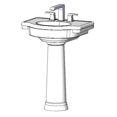 Pedestal sink
