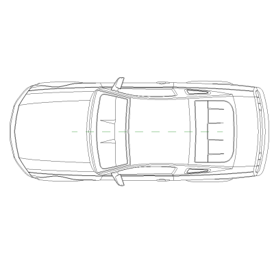 Top view Detail Component Ford Mustang 11171