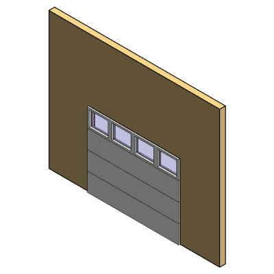 Garage Door with Windows 6863